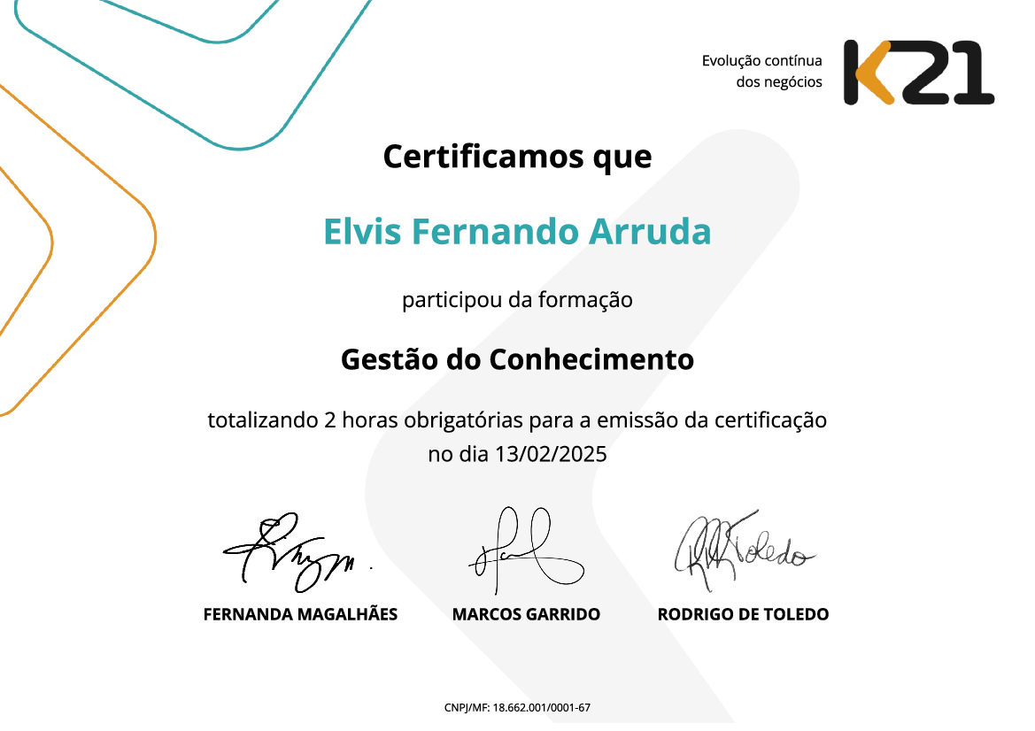 Certificado K21
